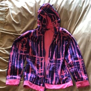 Under Armour jacket with hood. youth xl